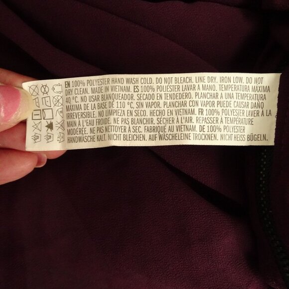 Forever 21 Sleeveless Purple Tank Top Women Plus Size 1X Zip Pocket Side Zipper - Picture 6 of 8